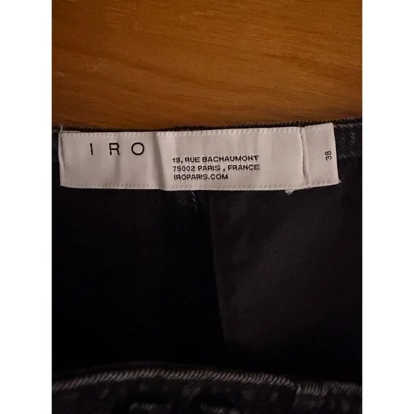 IRO Barra Faded Denim Shorts Women's Size 38/us 6 - Picture 5 of 11